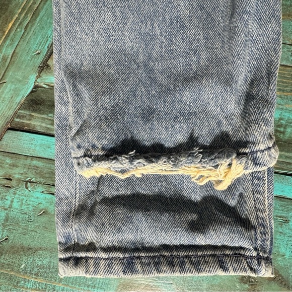 Agolde Jamie High Rise Button Fly Classic Distressed Jeans Dakota Size 25 - Picture 13 of 15